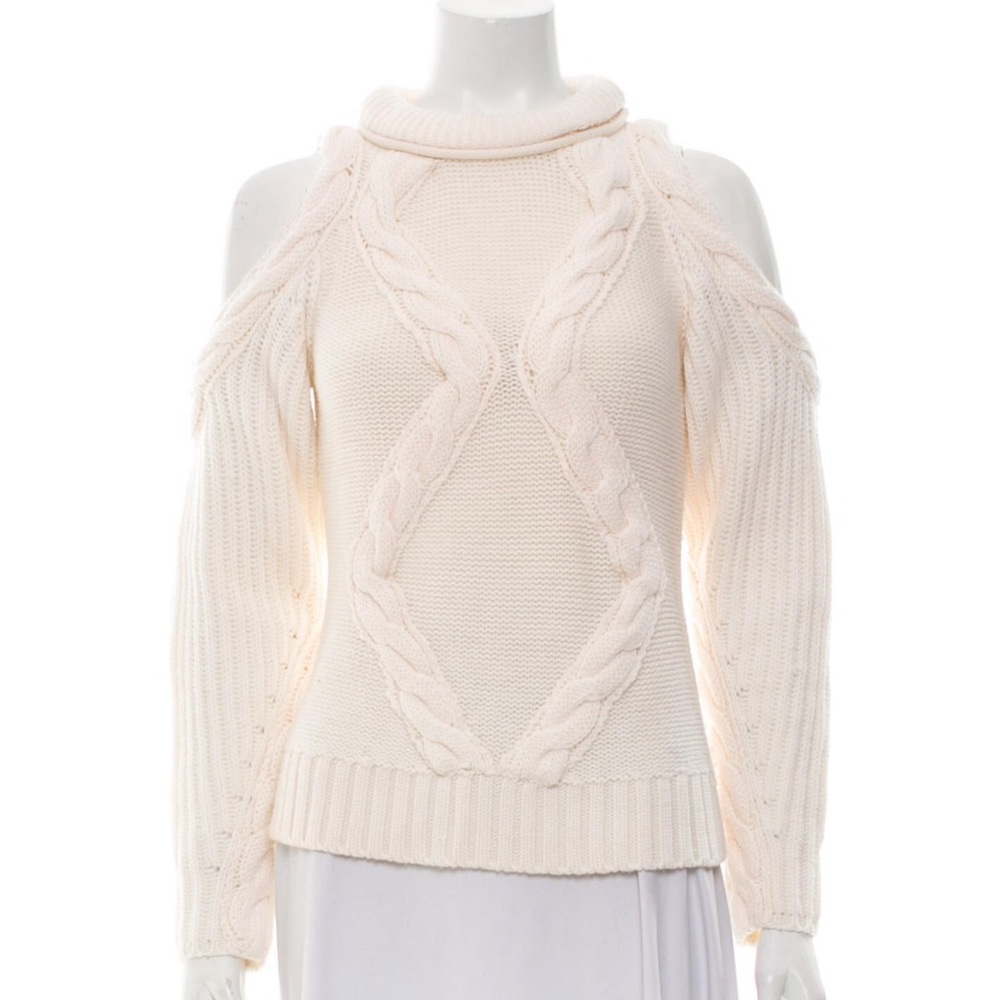 Intermix revolve merino wool mock neck sweater size SP